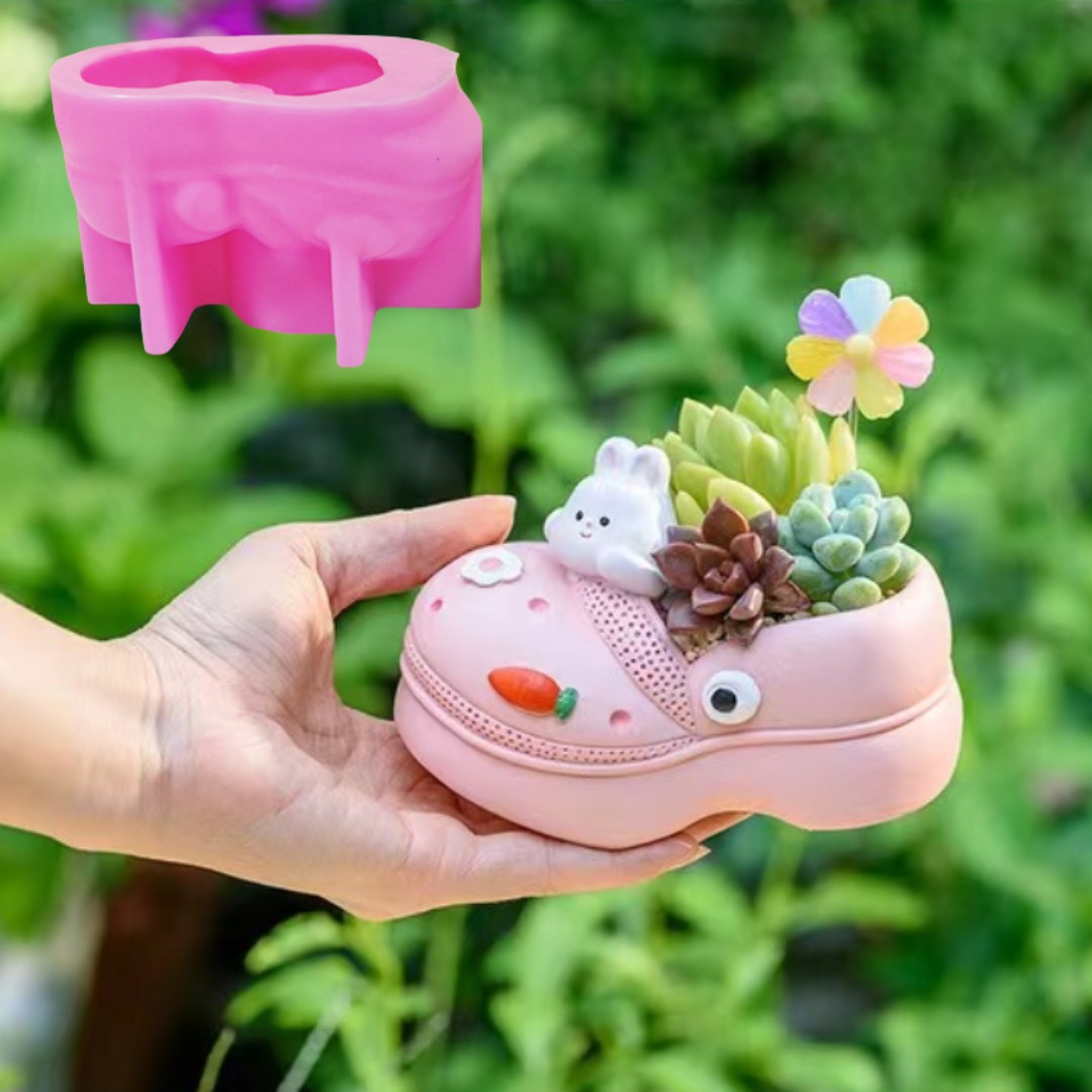 Succulent Set - Pot de fleur de pantoufles d'animaux