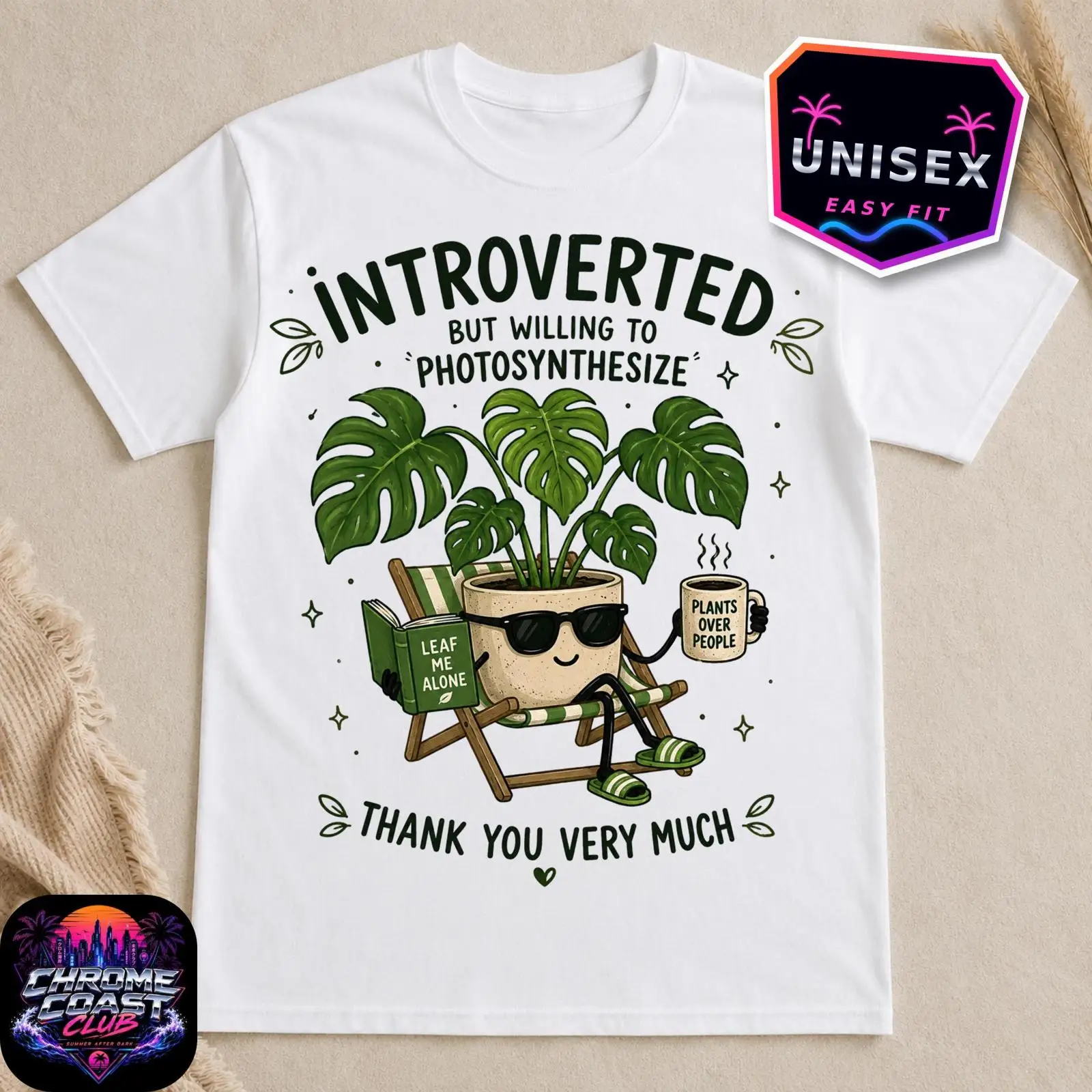The Plant Parent - Introverti mais prêt à photosynthétiser, T-shirt