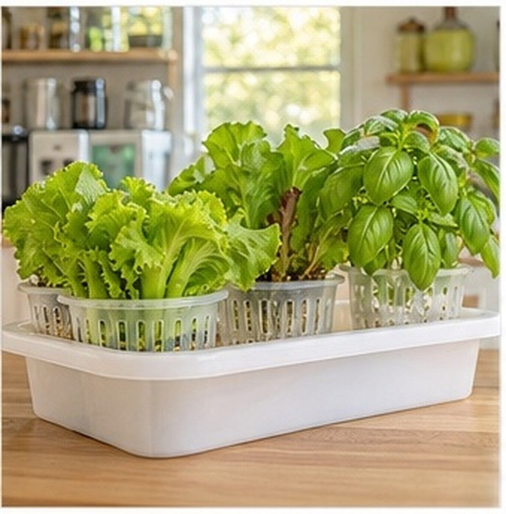 Plant Pot - 4 pots pour plantes hydroponiques, en