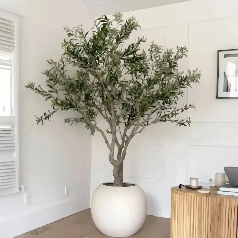 Plant Pot - Fausse plantes en plastique en pot,