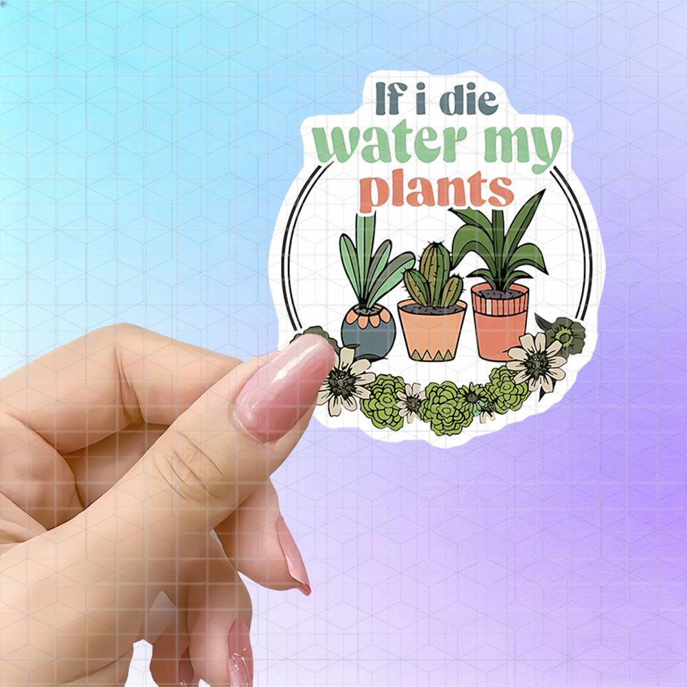 The Plant Parent - Autocollant en vinyle mat pour agenda,