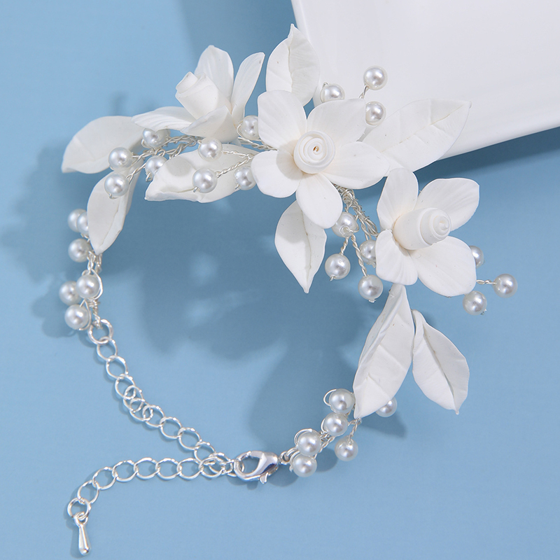 Ins – Bracelet de mariée en fo - Snake Plant Ceramic avis et prix