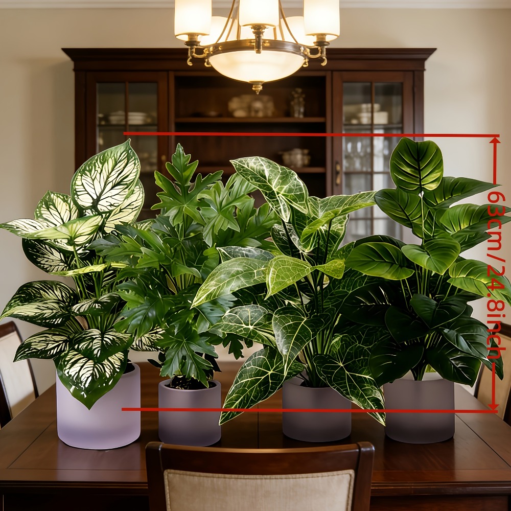 Lot de 4 plantes artificielles - Snake Plant avis et prix