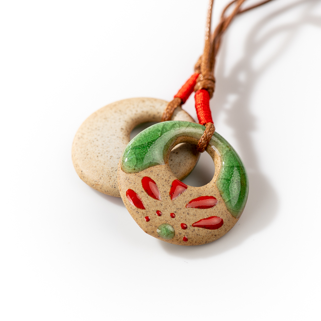Collier pendentif vintage en p - Snake Plant Ceramic avis et prix