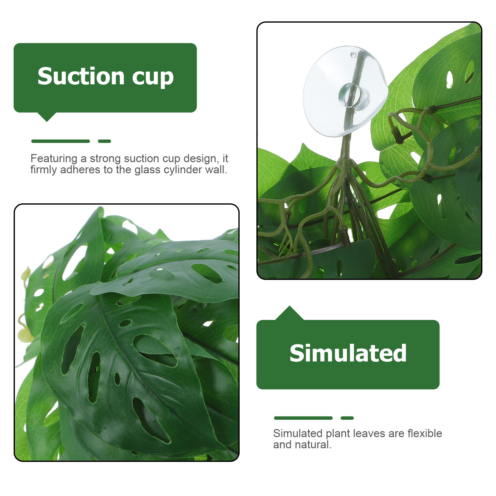 Décor d'habitat pour reptiles, - Snake Plant avis et prix